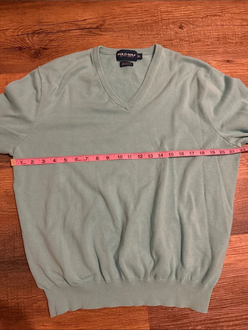 Ralph Lauren Polo Golf Teal V-Neck Sweater